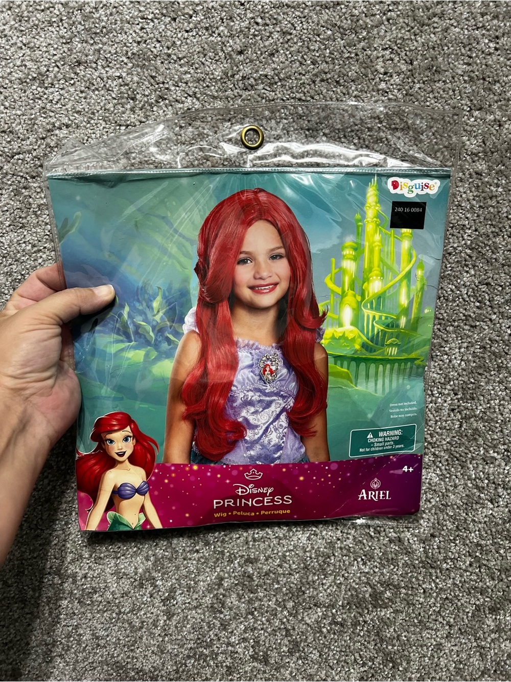 Disney Princess The Little Mermaid Ariel Kids' Halloween Wig New